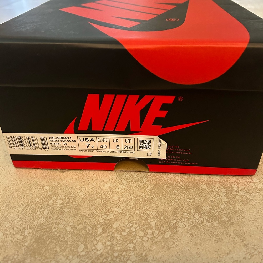 Authentic Nike Air Jordan 1 Retro High OG Dark Mocha